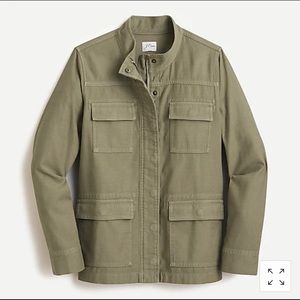 J Crew Garment-dyed military jacket